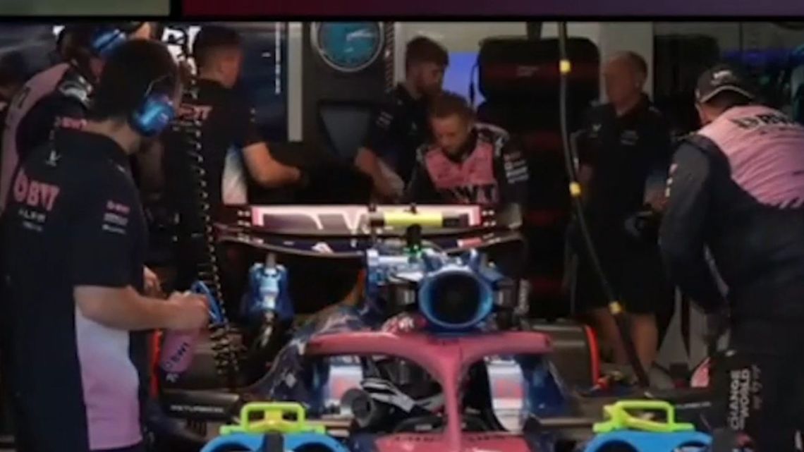 El susto que se llevó Colapinto en la FP1 del GP de España