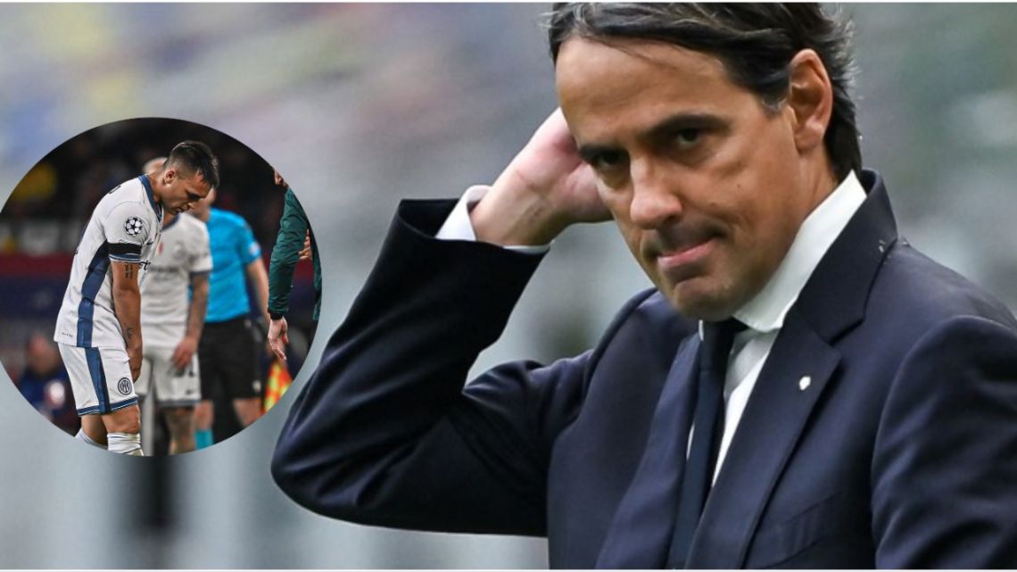 El DT del Inter dio malas noticias sobre Lautaro: "Será muy difícil recuperarlo para el partido de vuelta"