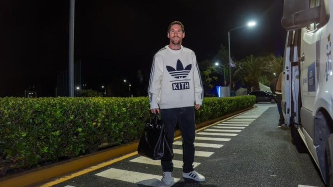 Lionel Messi se sumó a la concentración de la Selección Argentina para la doble fecha de Eliminatorias